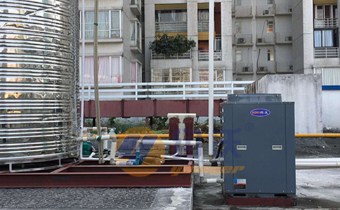 湖南长沙宾馆安装约沃空气能热泵热水工程